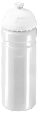 Produktbild von Trinkflasche 0,7 L auslaufsicher ohne Weichmacher mit Dreh-Zieh-Verschluss Weiß