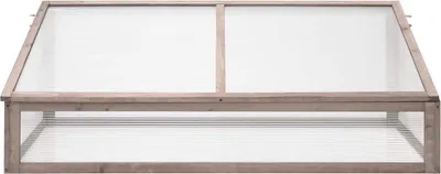 Produktbild von vidaXL Gewächshaus Grau 110x56x39 cm Tannenholz