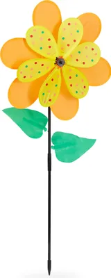 Produktbild von relaxdays Doppel Windrad Blume