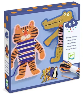 Imagen del producto de Juego creativo de tejido con animales, Djeco