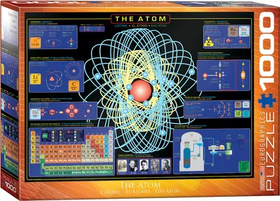 Produktbild von 1000 Teile Puzzle - Puzzle - Das Atom + DeLuxe 3er Set Puzzle Zubehör