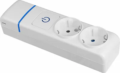 Zdjęcie produktu dla Listwa z 2 gniazdami z wyłącznikiem Solera 8002pil 250 V 16 A