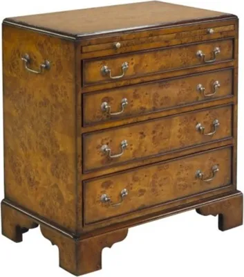 Produktbild von Casa Padrino Luxus Jugendstil Kommode mit 4 Schubladen Braun 62 x 39 x H. 70 cm - Luxus Qualität