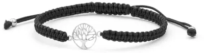 Produktbild von Schwarzes Kabbalah-Armband Baum des Lebens AGB535