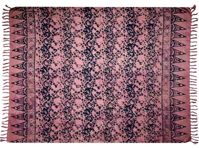 Immagine prodotto di Sarong balinese in blu e viola, realizzato in viscosa