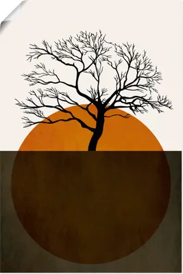 Produktbild von ARTland Poster Sonniger Tag der Stille Größe: 80x120 cm