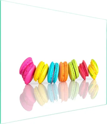 Produktbild von Hygienisches, hitzebeständiges und kratzfestes Glas-Schneidebrett 52x30 cm
