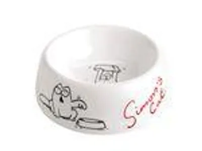 Zdjęcie produktu dla Karlie - Simons Cat miska dla kota biała, 14,5 cm, 44446