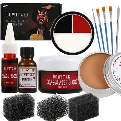 Produktbild von Make-up Set für Gesichtsbemalung Halloween SFX Kunstblut