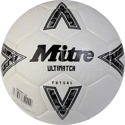 Produktbild von Mitre - "Ultimatch Futsal" Fußball CS2341 (3) (Weiß/Schwarz/Silber)