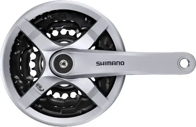 Obrázek produktu pro Kliky Shimano Tourney FC-TY501 48x38x28z 170 mm 4 hran kryt stříbrná (8) EFCTY501C888CSB