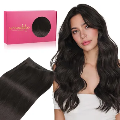 Image de Extensions de cheveux naturels de 40 cm, idéales pour les travaux de couture