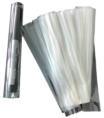 Schrumpffolienbeutel 100 Stück, PVC, 4,3x7 cm, transparent