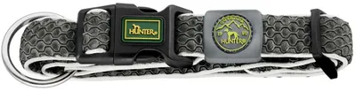 Productafbeelding van Hunter Halsband Hilo Vario Plus, antraciet, maat: XL / breedte: 3,8 cm
