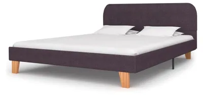 Produktbild von Bettgestell Taupe Stoff 135x190 cm ohne Matratze