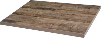 Produktbild von Bolero vorgebohrte rechteckige Tischplatte Urban Dark 1100x700mm