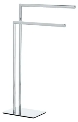 Immagine prodotto di WENKO Porta-asciugamani Bar Free-standing RECCO 2 bracci Bagno Ospite WC