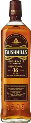 Produktbild von Bushmills  16 Jahre | Single Malt Irish Whiskey | 0,7l. Flasche in Tube