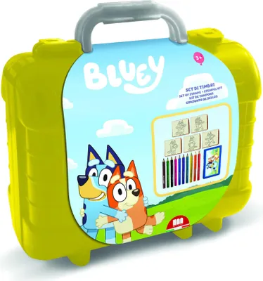 Immagine prodotto di Valigetta da viaggio per timbri e colori Bluey