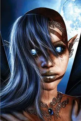 Image de Gothfae Ravenheart Nightelf Affiche fantastique Impression de l'affiche