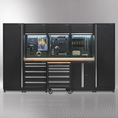 Produktbild von Werkstatteinrichtung PREMIUM 325 cm Eiche