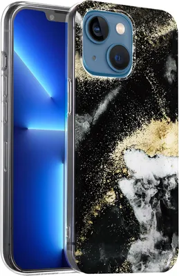 Produktbild von Hülle für Apple iPhone 13 Schutzhülle Marmor Motiv Handy Case Silikon Slim Cover