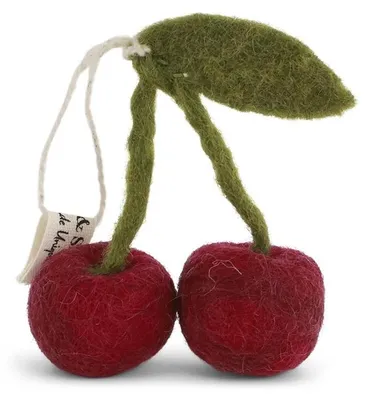 Produktbild von Kleine verspielte Filz-Dekorationsfigur mit gemeinsamem Stiel, 7 cm