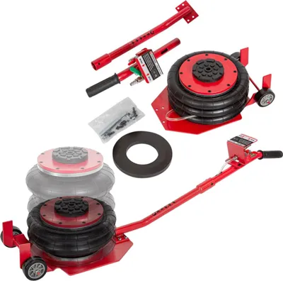 Produktbild von Luftkissenlift 5 Tonnen, Schneemann-Design, Hubhöhe 144-440 mm, Ø 320 mm für Pkw & leichte Nutzfahrzeuge
