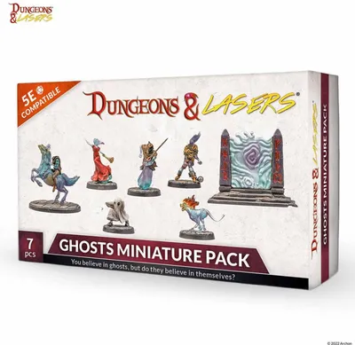 Produktbild von Dungeons & Lasers - Ghosts Miniature Pack