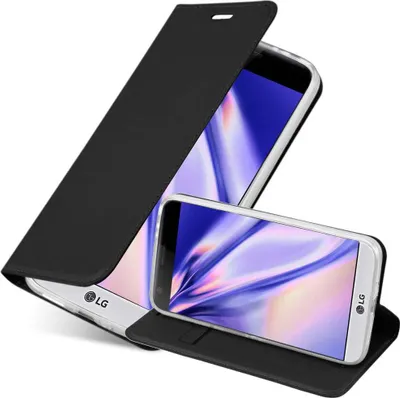 Image de Cadorabo Housse de téléphone portable pour LG G5 Housse en noir Cover Etui Book Case Booklet