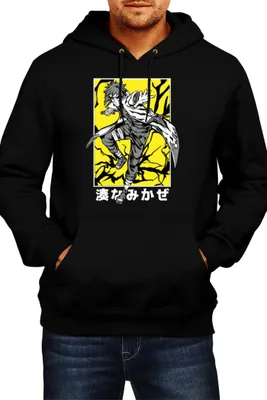 Obrázok produktu pre Pánska Mikina S Kapucňou Japan Animation Manga Anime Comics Naruto Minato Namikaze, Man L / čierna