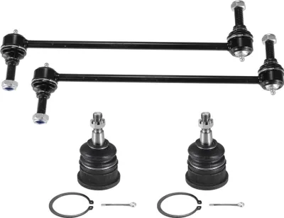 Produktbild von 4 Stück vordere Stabilisator Koppelstangen untere Kugelgelenke Nr. K500082 für Dodg