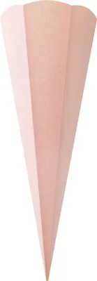 Produktbild von Schultüten-Rohling "Glitter", 68 cm Rosé