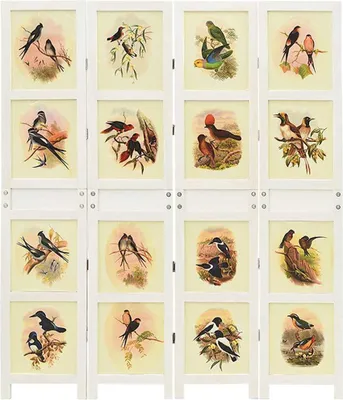 Immagine prodotto di vidaXL Pannello divisorio Rom, bianco, 141,5 x 165 cm, MDF