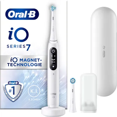Produktbild von Oral-B iO Series 7N Elektrische Zahnbürste White Alabaster