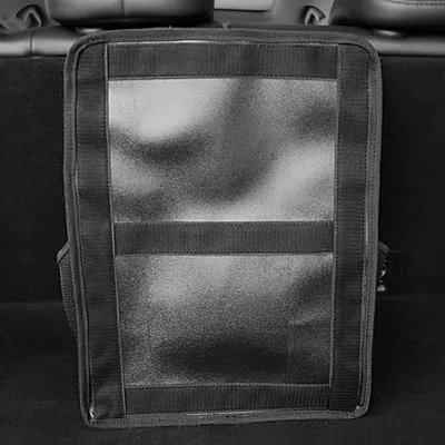 Immagine prodotto di Borsa portaoggetti per auto con ampia tasca in rete, organizzatore universale per borse da sedile posteriore dell'auto