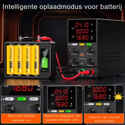 Produktbild von Labornetzteil - DC-Netzteil - Regelbares Netzteil - Netzteil - Funktionsgenerator - 30V - 10A - 220V