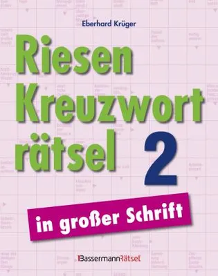 Produktbild von Riesen-Kreuzworträtsel in großer Schrift 2
