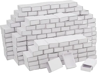 Produktbild von VBS XXL Streichholzschachteln "Weiß", 5 cm, 200 Stück