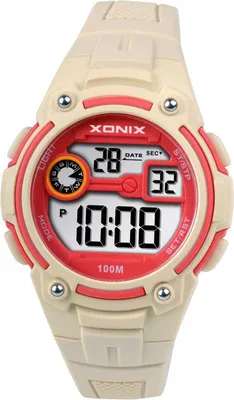 Produktbild von Uhr BAK-002 mit Stoppuhr, Alarm, Timer, Datum, Hintergrundbeleuchtung, 100m wasserdicht