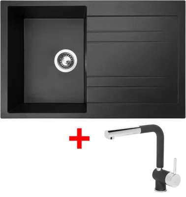 Obrázek produktu pro Sinks GRANDE 800 Metalblack + Mix 3 P GR