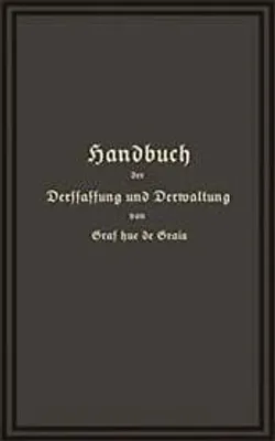 Obrázok produktu pre Handbuch der Verfassung und Verwaltung in Preußen und dem Deutschen Reiche