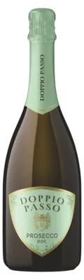 Immagine prodotto di Doppio Passo Prosecco DOC Spum vino spumante pregiato dal delicato sapore fruttato 750ml