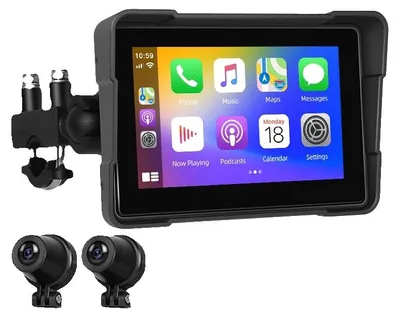 Immagine prodotto di Sistema di navigazione per moto, CarPlay wireless, Android Auto, nero