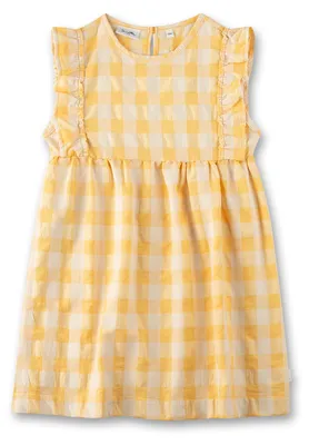 Produktbild von Sanetta Pure Mädchen-Kleid gelb kariert 122