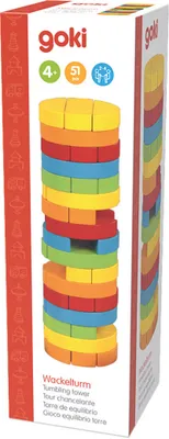 Produktbild von Geschicklichkeitsspiel Wackelturm, rund
