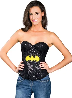 Produktbild von Batgirl Pailletten Corsage Größe: M