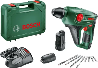 Produktbild von 12 V Akku-Bohrhammer Uneo mit 2 x Akku 2.5Ah Akku+Zubehör