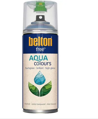 Produktbild von belton free Lackspray AQUAcolours 400 ml Klarlack hochglanz