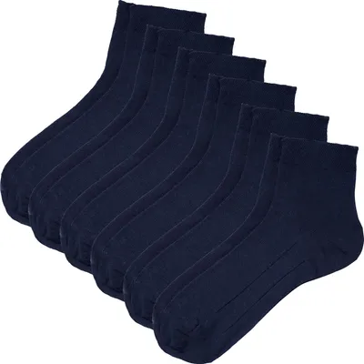 Produktbild von Erwin Müller Uni-Kurzsocken 6 Paar marine 35 - 38